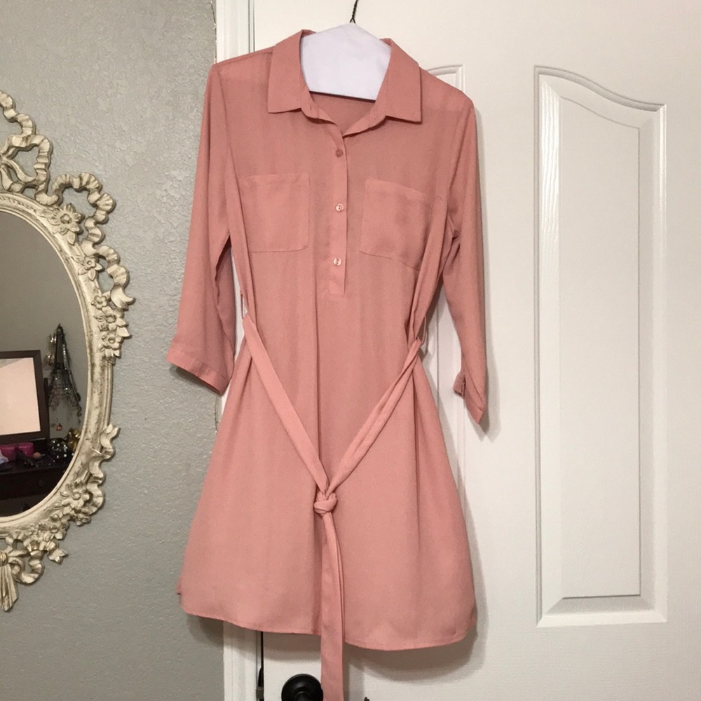 Rue 21 nude pink dress